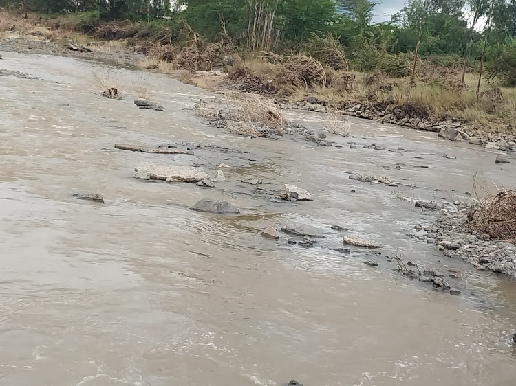 Mto Wa Mawe river in Mavoko, Machakos County, on May 10, 2024.