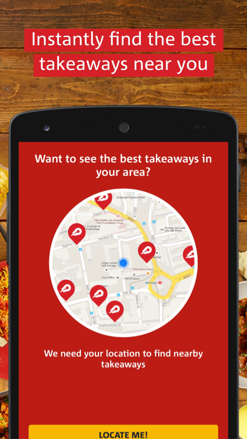 Android application hungryhouse Takeaway Delivery screenshort