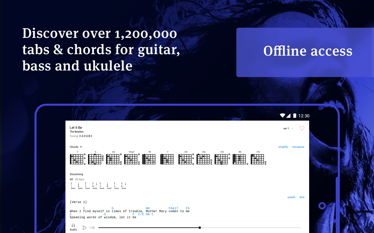    Ultimate Guitar Tabs & Chords- screenshot  