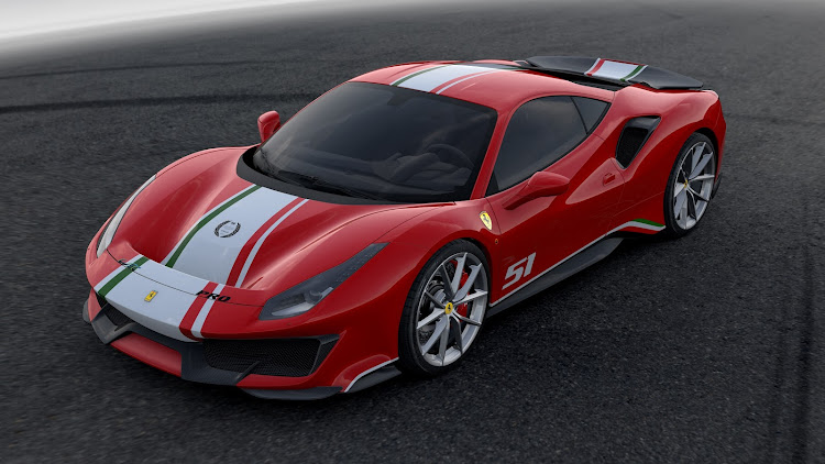 The Ferrari was 1.4 seconds quicker than the Lamborghini around Hockenheim.