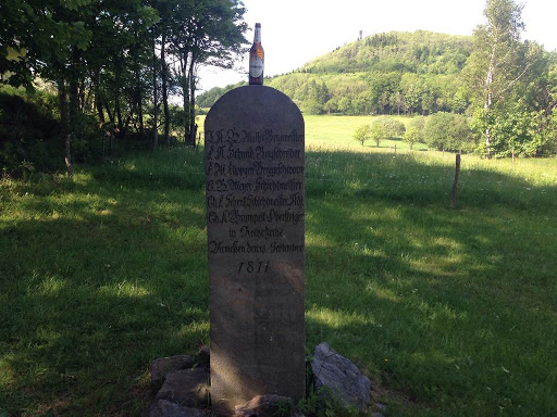 Markscheidestein Rote Zeche - Zwitterstock