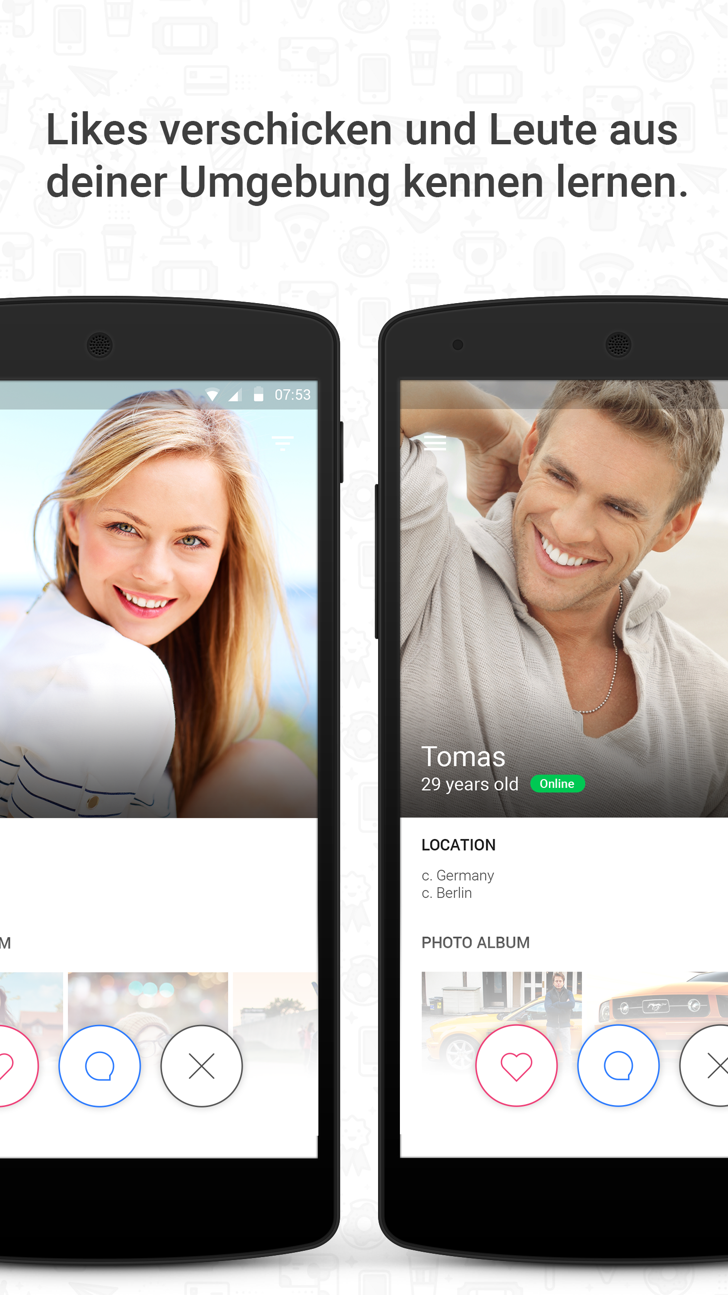 Android application Hitwe – meet people and chat screenshort