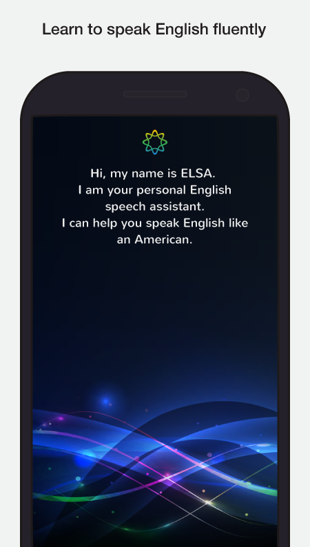 Android application ELSA Speak screenshort