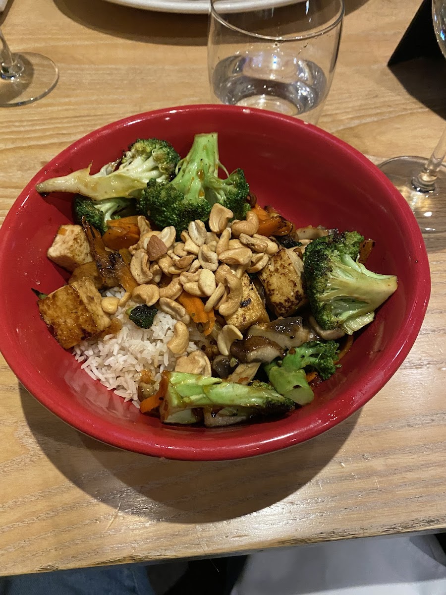 Tofu wok away bowl