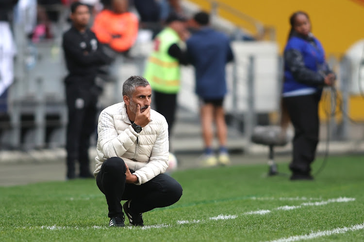 Orlando Pirates coach Jose Riveiro during their DStv Premiership match against Cape Town City at Cape Town Stadium on Wednesday.