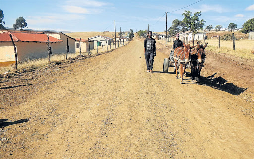 IMPROVEMENT: Scores of residents in rural Mpindweni village have expressed happiness that KSD municipal bosses have finally fixed their roads