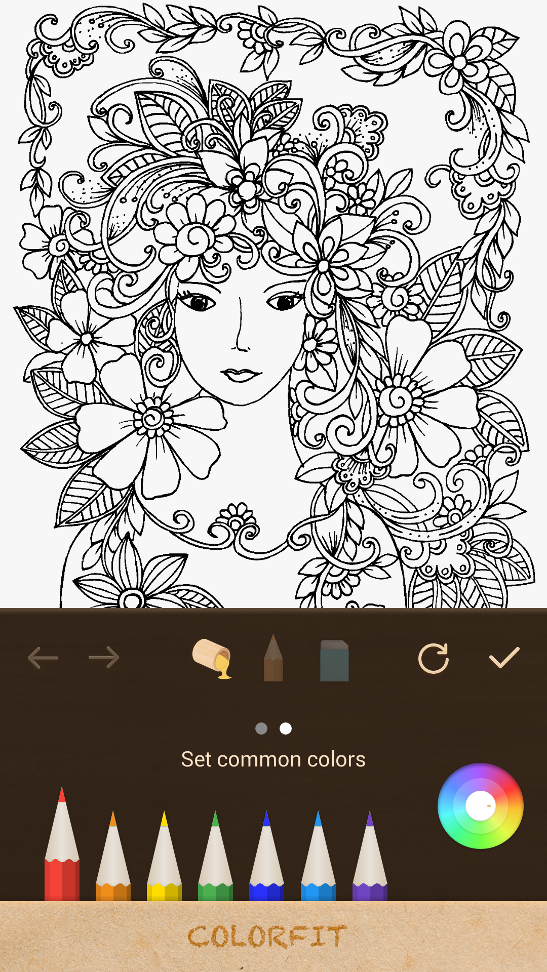 Android application Coloring Book for family screenshort