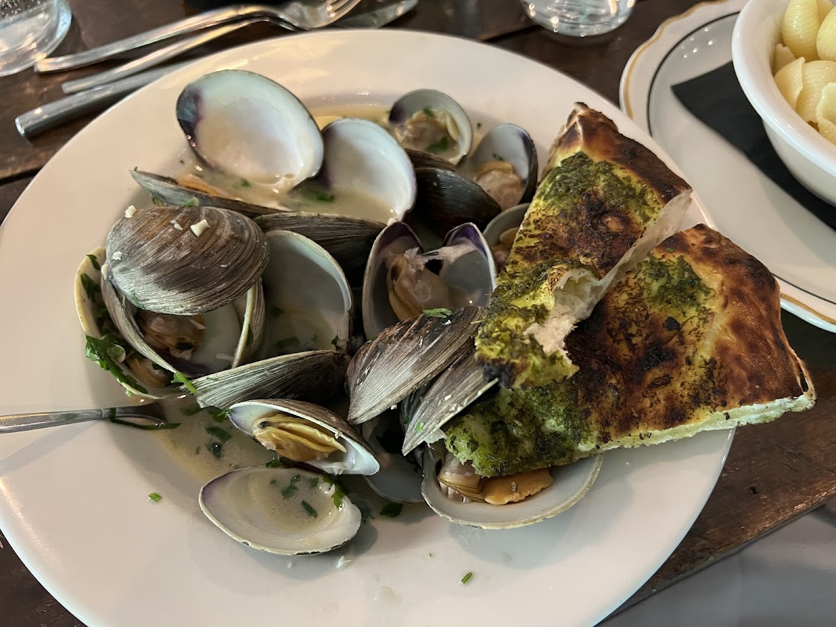 Son's clams, NOT GF bread