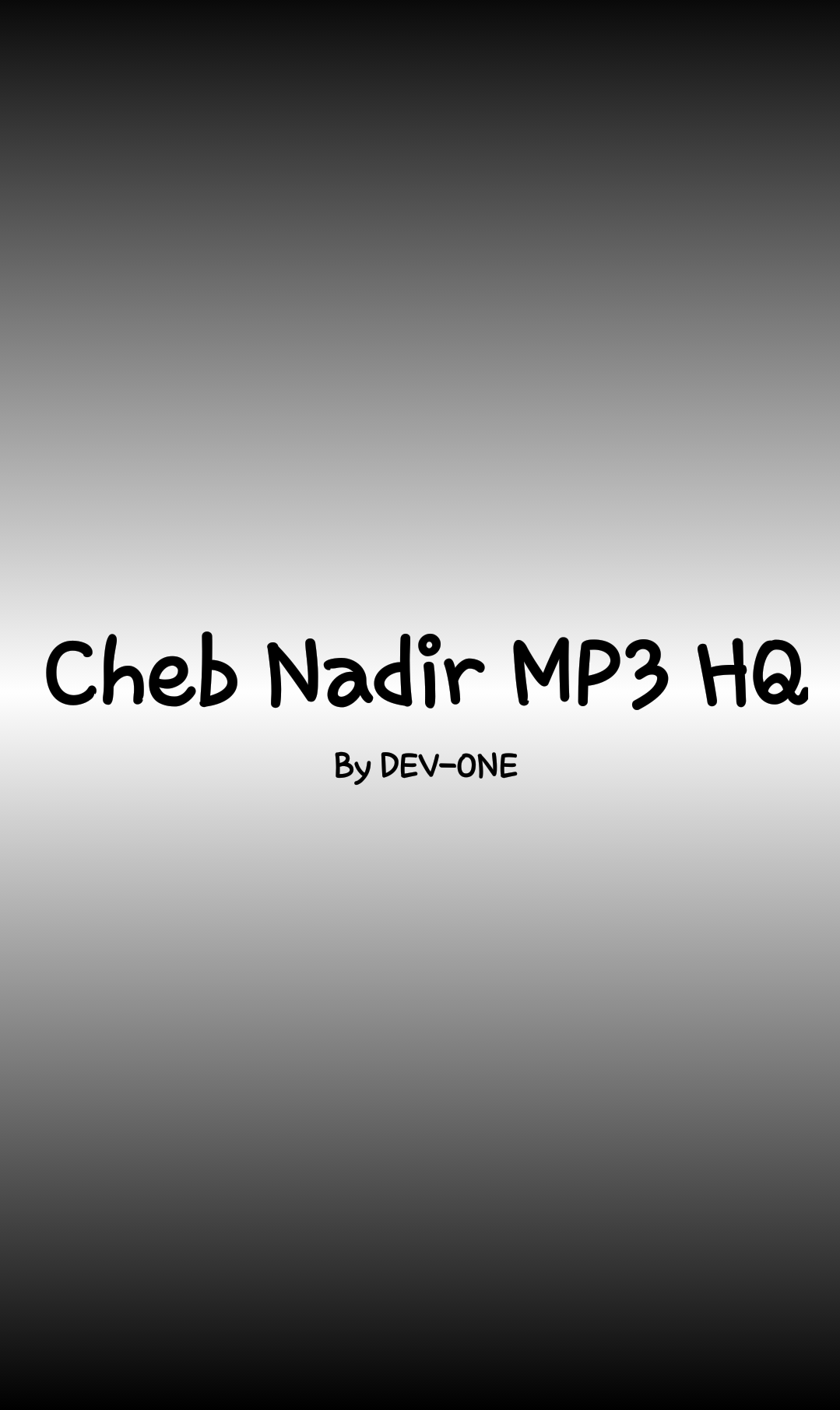 Android application Cheb Nadir screenshort