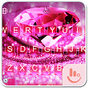 ダウンロード Pink Shining Diamond Keyboard Theme をインストールする 最新 APK ダウンローダ