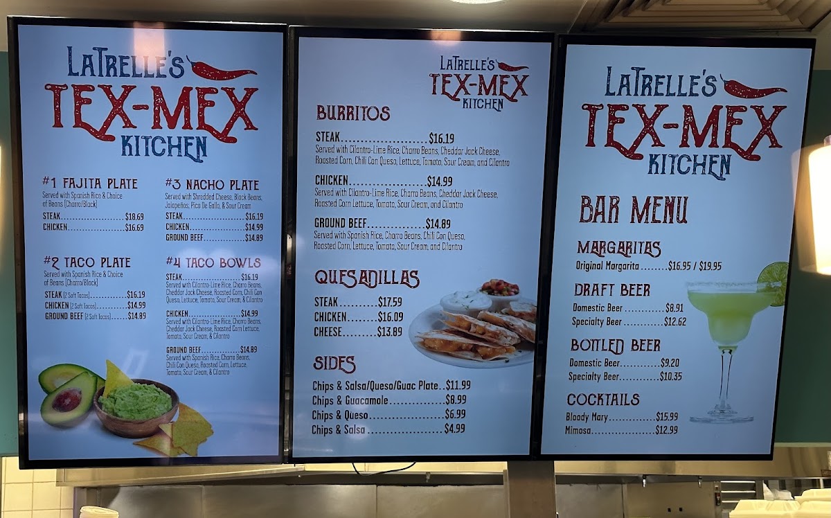 Menu (close up)