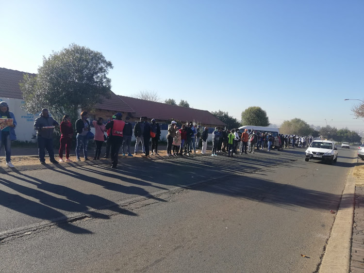 The first day of the level 3 lockdown regulations, which permit the sale of alcohol, was met with excitement and jubilation in Thokoza Park, Soweto on Monday.