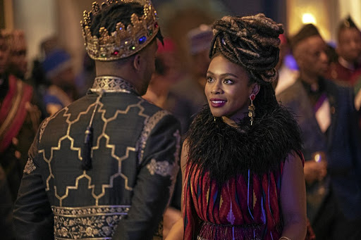 Nomzamo Mbatha in a scene from 'Coming 2 America'.