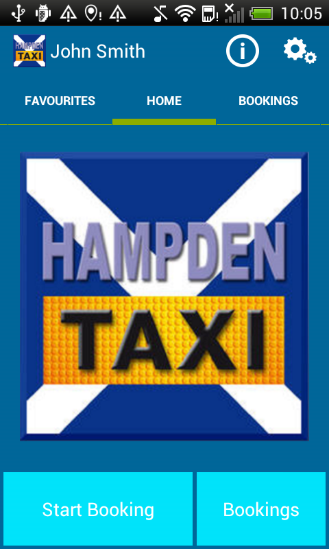 Android application Hampden Cabs and Private Hire screenshort