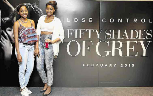 ENJOYING THE OUTING: Somila Manyika and Uyanda Mjayezi enjoyed ‘Fifty Shades of Grey’ which premiered with record sales at Hemingways at the weekend Picture: STEPHANIE LLOYD