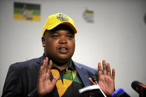 ANCYL African National Congres Youth League president Collin Maine during a press briefing on the way forward from the decline in the voting and support for ANC during the recent municipal elections. File photo