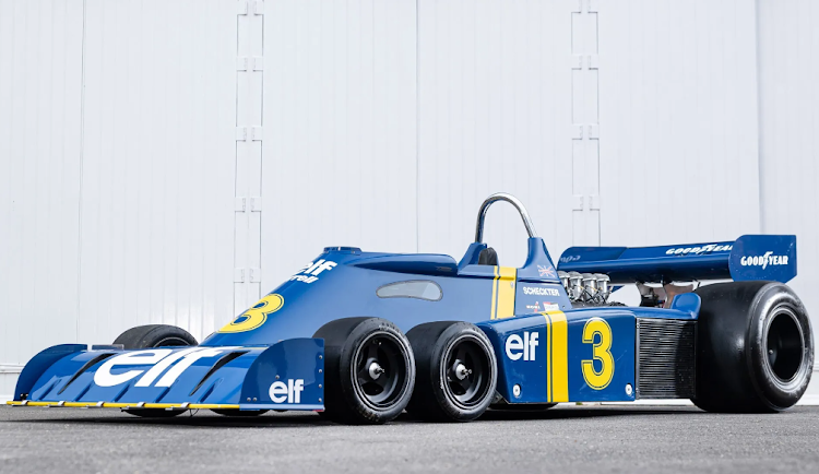 One of the most famous Formula 1 designs of all time — the six-wheeler 1977 Tyrrell P34. Picture: SUPPLIED
