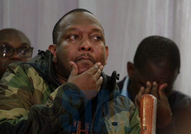 Nairobi Governor Mike Sonko at the Milimani Law Court on Monday, December 9, 2019.