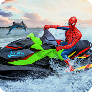 Download Jet Ski Superheroes Race Real Stunts For PC Windows and Mac