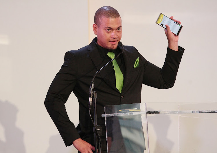 Robert Bentele during the launch Eyerus - an app aimed at ending gender-based violence.