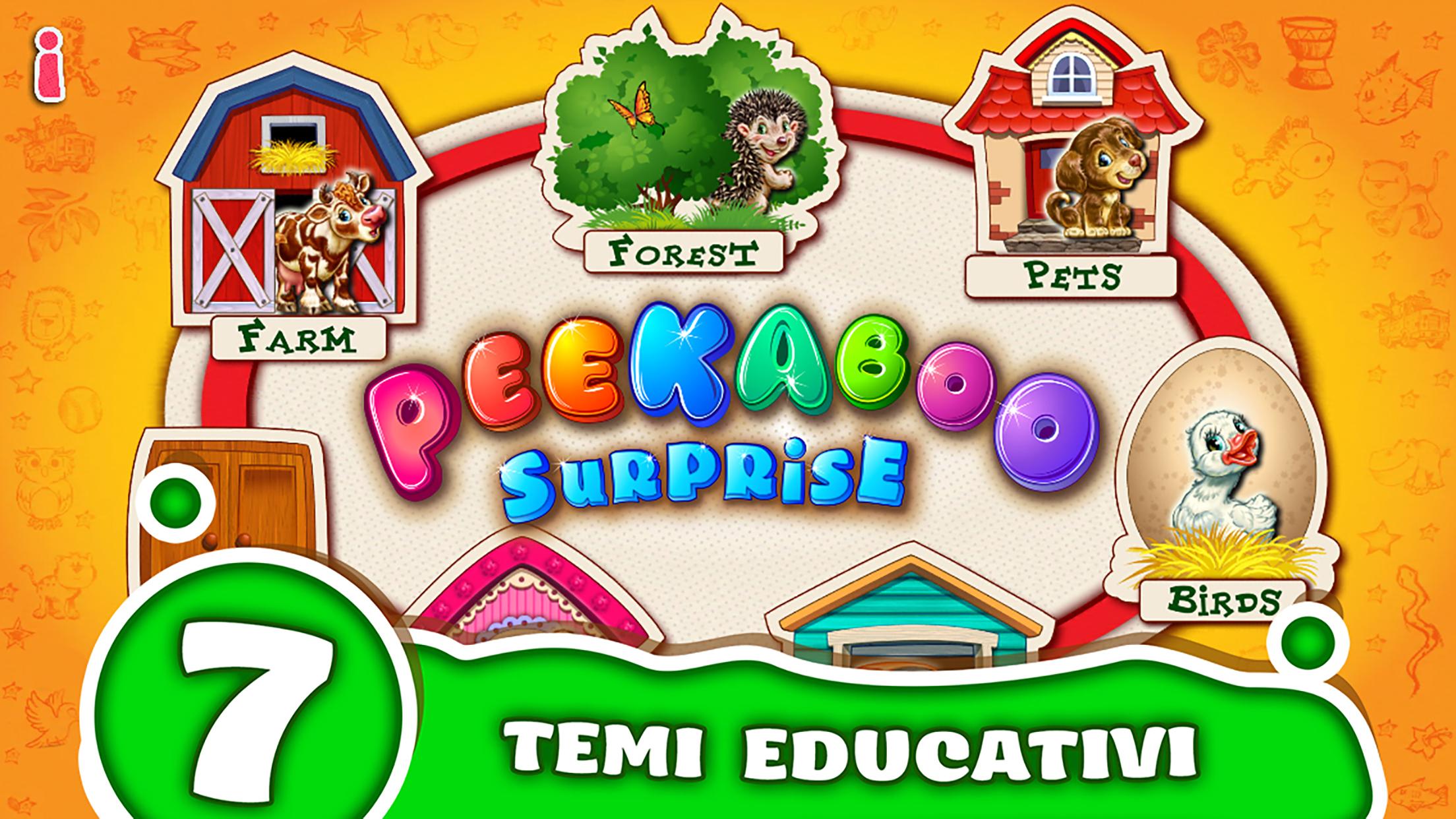Android application Peekaboo Surprise screenshort