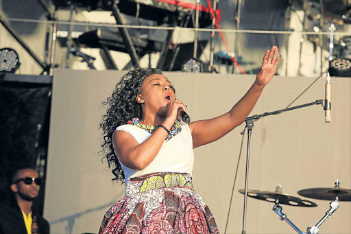 ON SONG: East London singer Sibu Mbuku, who recently performed at the ‘Take Me To Church’ music festival, will be one of the worshippers performing at the ‘Find Me A Minstrel’ event later this month Picture: SINO MAJANGAZA