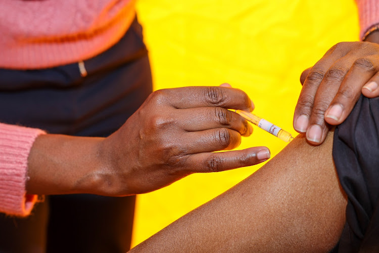 A woman receives a flu vaccine from the health department Lenasia, Johannesburg, in this file photo. The influenza season is expected to start in the next few weeks. Picture: PAPI MORAKE/GALLO IMAGES