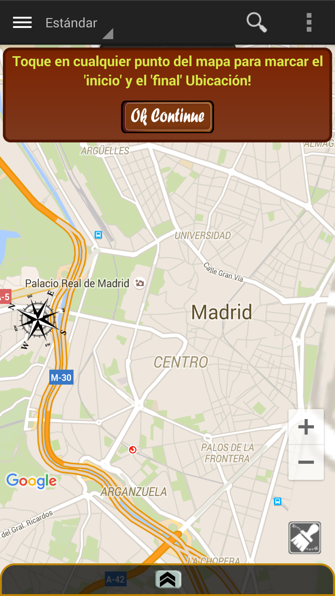 Android application Driving Route Finder™ - Find GPS Location & Routes screenshort