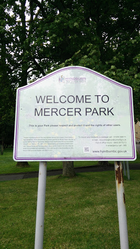 Mercer Park Sign