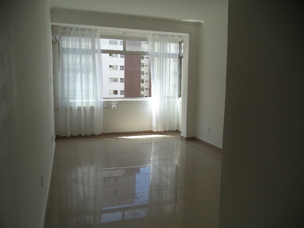 Apartamento residencial para locação, José Menino, Santos.