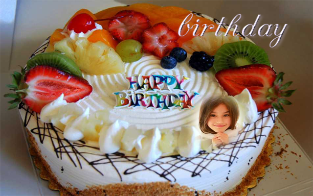 Android application Birthday cake greeting card screenshort