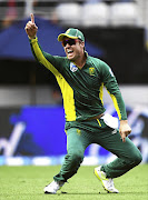 BACKACHE: AB de Villiers reacts during the one-day international against New Zealand at Eden Park in March.