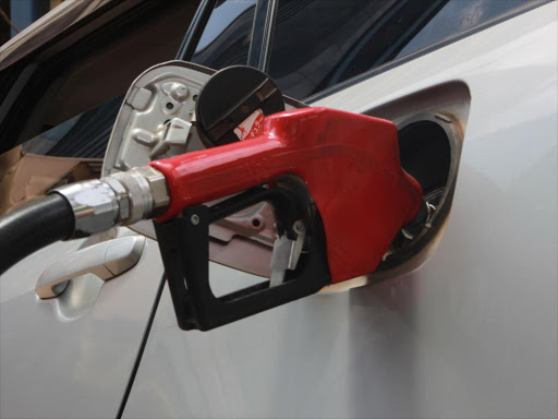 A file photo of a fuel pump at Kobil petrol station along Koinange street in Nairobi county.