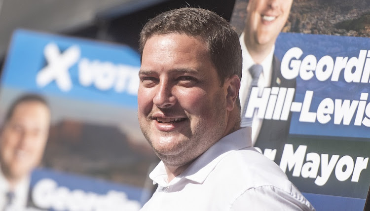 Cape Town Mayoral candidate Geordin Hill-Lewis hopes to win Monday's election.