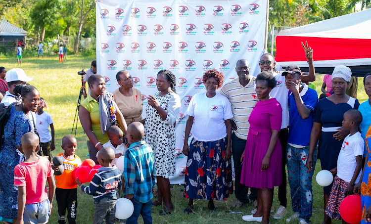 Participants at the Sickle cell outreach event in Kisumu.