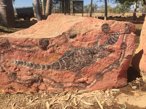 Warmun Lizard Aboriginal Art