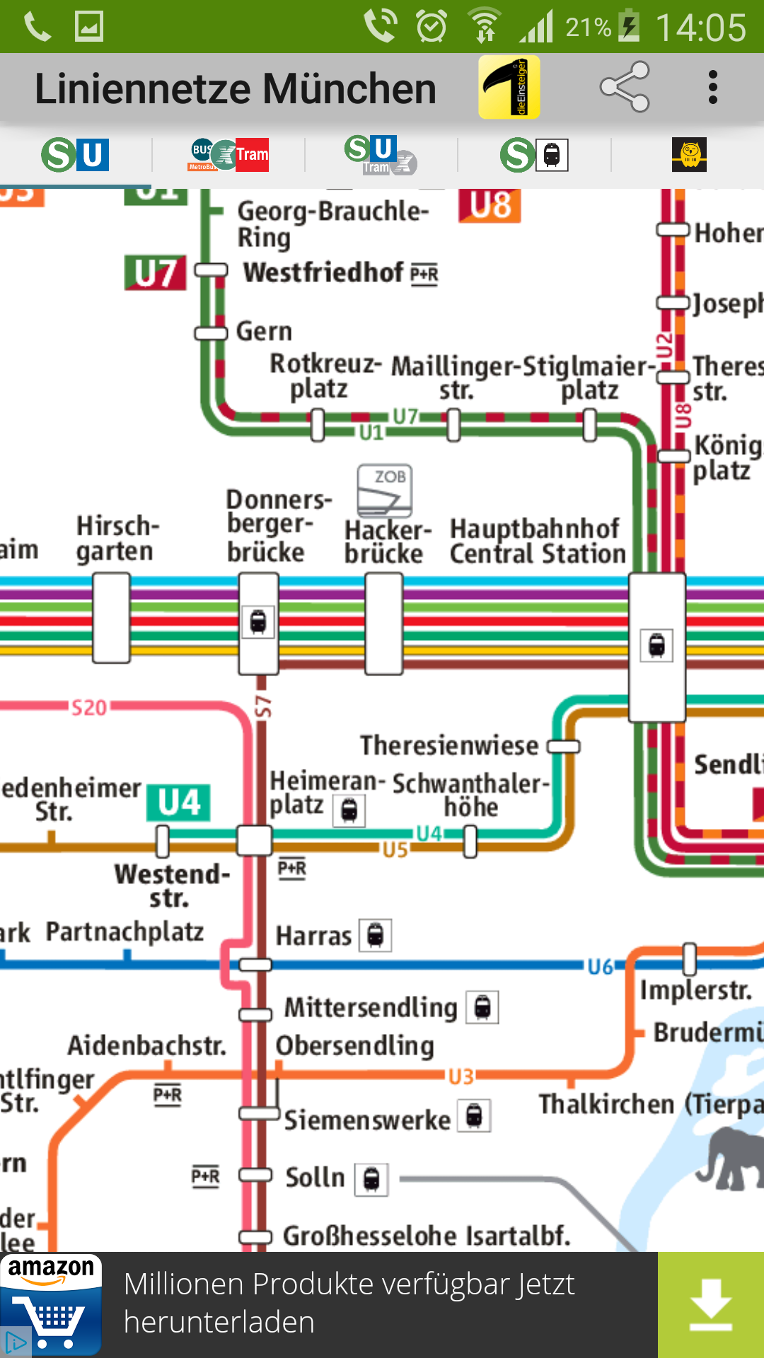 Android application LineNetwork Munich 2022 screenshort