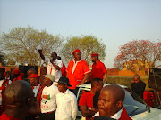 EFF leader Julius Malema about to talk to students at TUT Soshanguve campus.