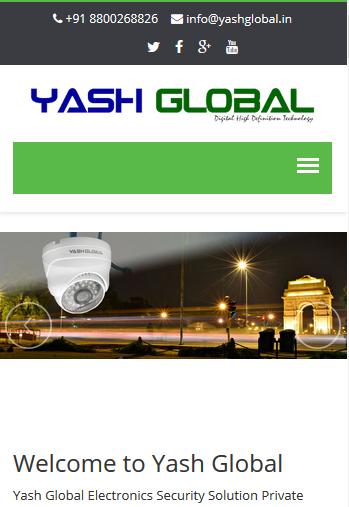 Android application Yash Global screenshort