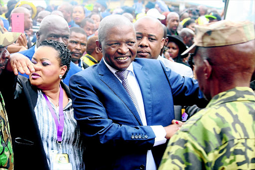 ON THE MEND: Premier David Mabuza was hospitalised for over three months after he was poisoned PHOTO: Mandla Khoza