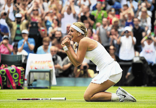 Sabine Lisicki caused a massive upset by beating top seed and five-times champion Serena Williams in the fourth round at Wimbledon yesterday. The23rd-seeded German won the match 6-2, 1-6, 6-4