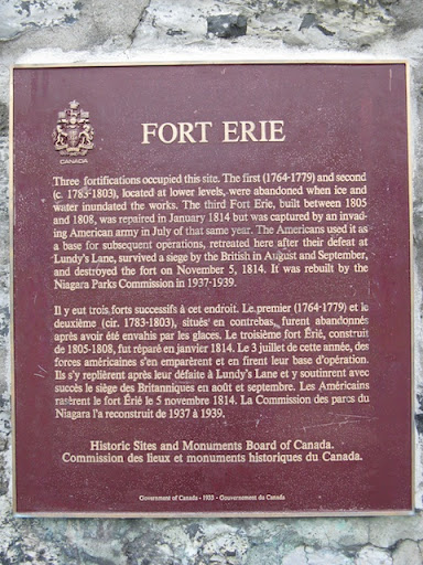Three fortifications occupied this site. The first (1764-1779) and second (c. 1783-1803), located at lower levels, were abandoned when ice and water inundated the works. The third Fort Erie, built...