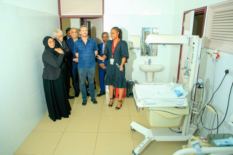 One of the renovated rooms at the Aga Khan Hospital, Mombasa on Tuesday.