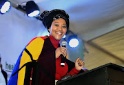 Tobeka Madiba-Zuma during the official opening of Manxili Clinic at Manxili Village in Nquthu, KwaZulu Natal.