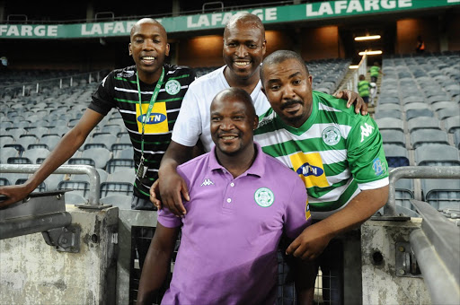 Lehlohonolo Seema celebrates with fans during the Absa Premiership match between Orlando Pirates and Bloemfontein Celtic at Orlando Stadium on December 20, 2016 in Johannesburg, South Africa. (Photo by Lefty Shivambu/Gallo Images)