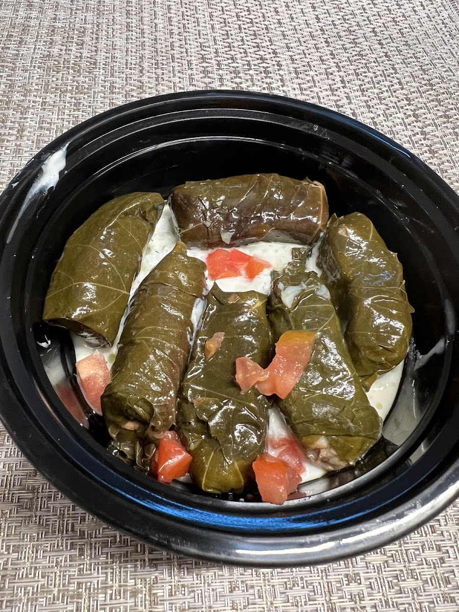 Stuffed grape leaves