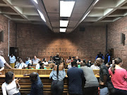 Inside the Pretoria Magistrate's Court ahead of the appearance of the man accused of raping a child in the Dros restaurant in Pretoria. The suspect was ordered to undergo a 30-day mental evaluation at Weskoppies Psychiatric Hospital.