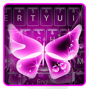 Download Neon Butterfly Keyboard For PC Windows and Mac