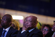 President Jacob Zuma during the election results announcement held in Pretoria. Picture Credit: Mabuti Kali/Sowetan/Sunday World