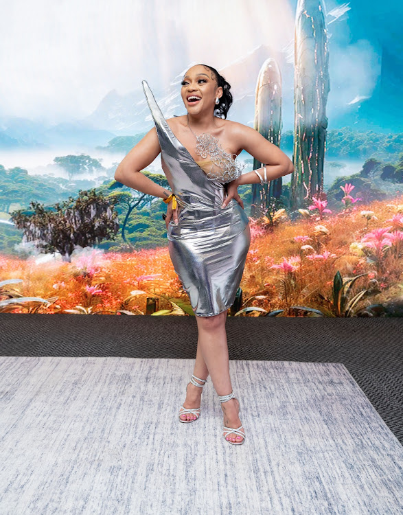 Thando Thabethe at the 2023 Hollywood Bets Durban July.